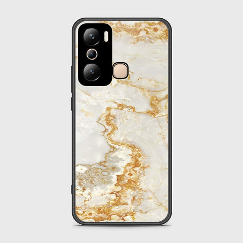 Infinix Hot 20i Cover- Mystic Marble Series - HQ Ultra Shine Premium Infinity Glass Soft Silicon Borders Case