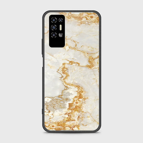 Tecno Pova 2 Cover- Mystic Marble Series - HQ Premium Shine Durable Shatterproof Case