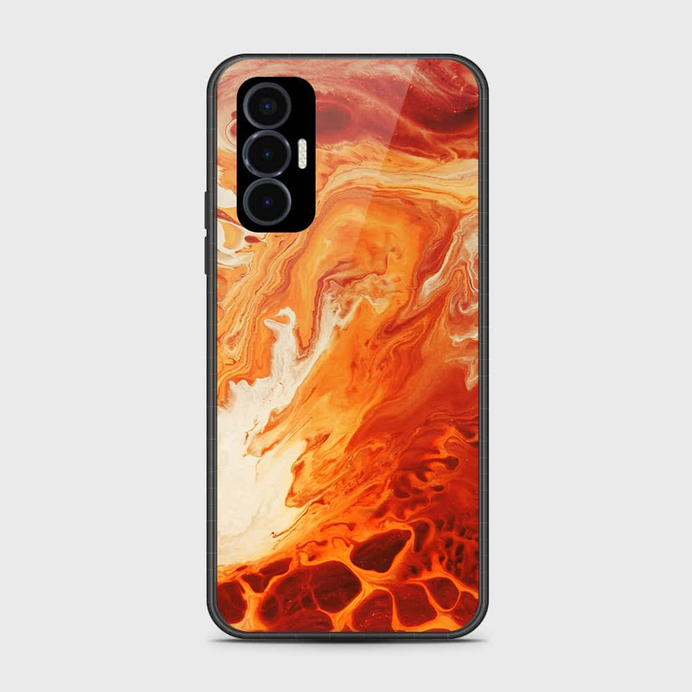 Tecno Pova 3 Cover- Mystic Marble Series - HQ Premium Shine Durable Shatterproof Case