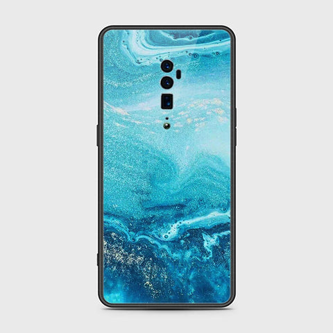 Oppo Reno 10x Zoom Cover- Mystic Marble Series - HQ Premium Shine Durable Shatterproof Case - Soft Silicon Borders