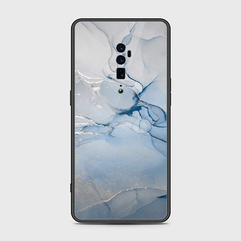 Oppo Reno 10x Zoom Cover- Mystic Marble Series - HQ Premium Shine Durable Shatterproof Case - Soft Silicon Borders
