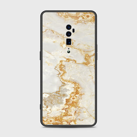 Oppo Reno 10x Zoom Cover- Mystic Marble Series - HQ Premium Shine Durable Shatterproof Case - Soft Silicon Borders