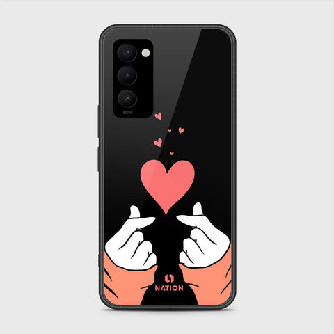 Tecno Camon 18T Cover- Onation Heart Series - HQ Premium Shine Durable Shatterproof Case - Soft Silicon Borders