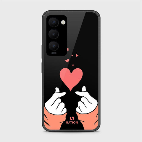 Tecno Camon 18 Premier Cover- Onation Heart Series - HQ Ultra Shine Premium Infinity Glass Soft Silicon Borders Case