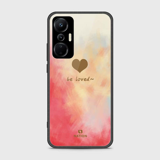 Infinix Hot 20S Cover- Onation Heart Series - HQ Ultra Shine Premium Infinity Glass Soft Silicon Borders Case