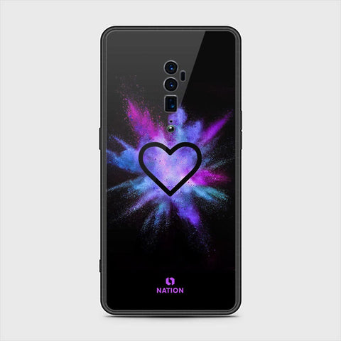 Oppo Reno 10x Zoom Cover- Onation Heart Series - HQ Premium Shine Durable Shatterproof Case - Soft Silicon Borders