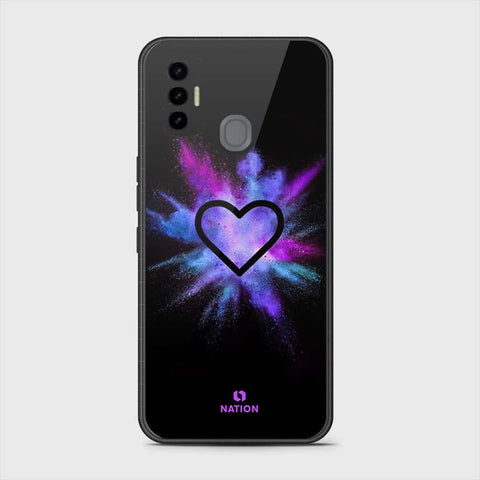 Tecno Spark 7T Cover- Onation Heart Series - HQ Premium Shine Durable Shatterproof Case