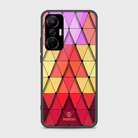 Infinix Hot 20S Cover- Onation Pyramid Series - HQ Ultra Shine Premium Infinity Glass Soft Silicon Borders Case