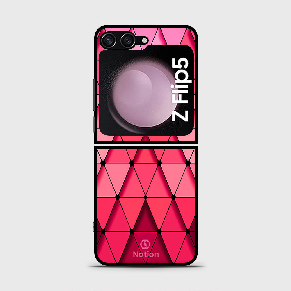 Samsung Galaxy Z Flip 5 5G  Cover- Onation Pyramid Series - HQ Premium Shine Durable Shatterproof Case (Fast Delivery)