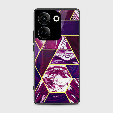 Tecno Camon 20  Cover- O'Nation Shades of Marble Series - HQ Premium Shine Durable Shatterproof Case