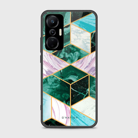 Infinix Hot 20S Cover- O'Nation Shades of Marble Series - HQ Ultra Shine Premium Infinity Glass Soft Silicon Borders Case