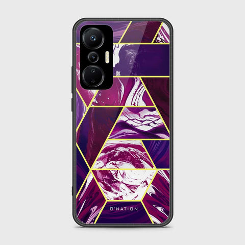 Infinix Hot 20S Cover- O'Nation Shades of Marble Series - HQ Ultra Shine Premium Infinity Glass Soft Silicon Borders Case