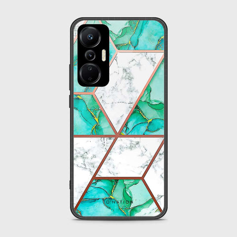 Infinix Hot 20S Cover- O'Nation Shades of Marble Series - HQ Ultra Shine Premium Infinity Glass Soft Silicon Borders Case