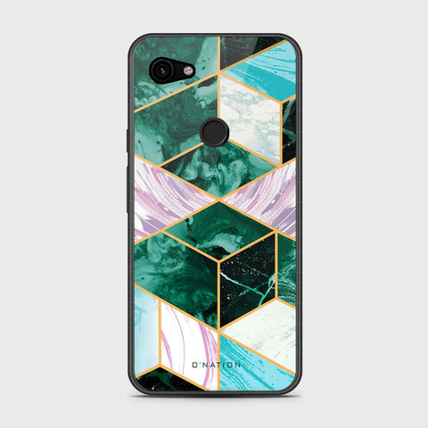 Google Pixel 3a Cover- O'Nation Shades of Marble Series - HQ Premium Shine Durable Shatterproof Case