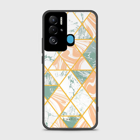 Tecno Pova Neo Cover- O'Nation Shades of Marble Series - HQ Ultra Shine Premium Infinity Glass Soft Silicon Borders Case