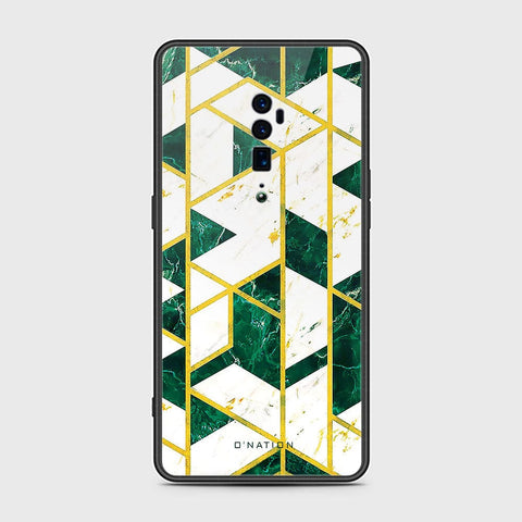Oppo Reno 10x Zoom Cover- O'Nation Shades of Marble Series - HQ Premium Shine Durable Shatterproof Case - Soft Silicon Borders