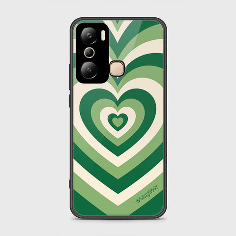 Infinix Hot 20i Cover- O'Nation Heartbeat Series - HQ Ultra Shine Premium Infinity Glass Soft Silicon Borders Case