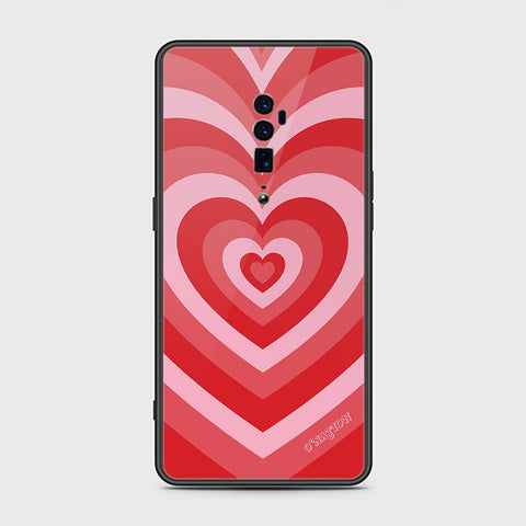 Oppo Reno 10x Zoom Cover- O'Nation Heartbeat Series - HQ Premium Shine Durable Shatterproof Case - Soft Silicon Borders