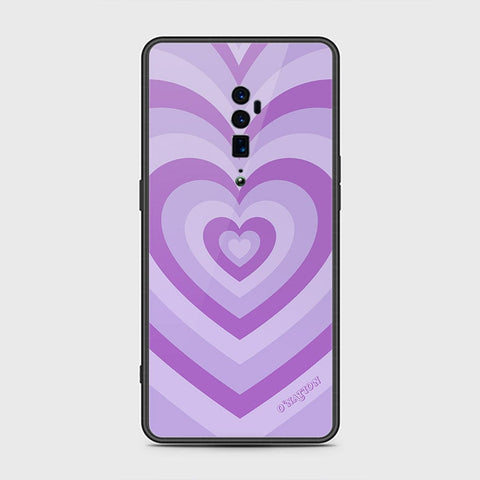 Oppo Reno 10x Zoom Cover- O'Nation Heartbeat Series - HQ Premium Shine Durable Shatterproof Case - Soft Silicon Borders