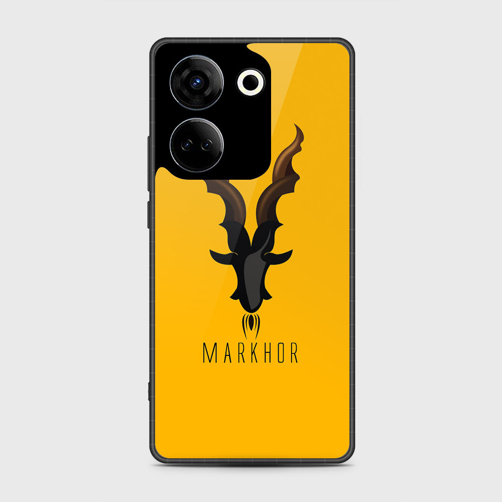 Tecno Camon 20  Cover- Markhor Series - HQ Premium Shine Durable Shatterproof Case