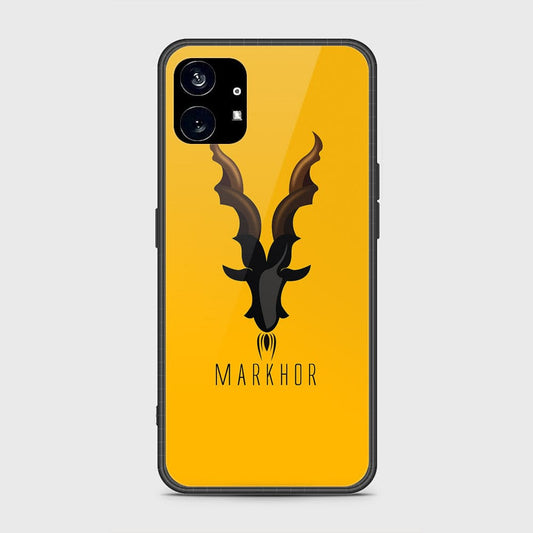 Nothing Phone 1 Cover- Markhor Series - HQ Premium Shine Durable Shatterproof Case - Soft Silicon Borders