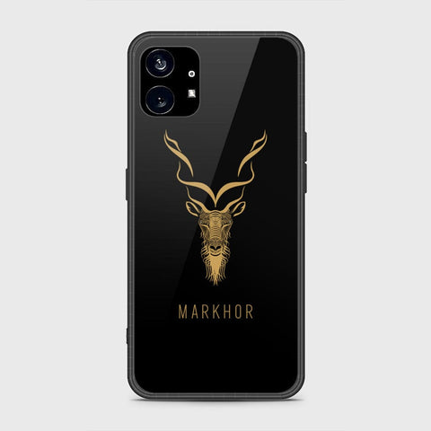 Nothing Phone 1 Cover- Markhor Series - HQ Premium Shine Durable Shatterproof Case - Soft Silicon Borders