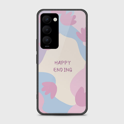 Tecno Camon 18 Premier Cover- Happy Series - HQ Ultra Shine Premium Infinity Glass Soft Silicon Borders Case