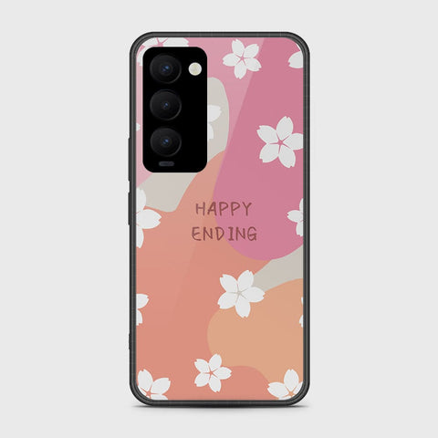 Tecno Camon 18 Premier Cover- Happy Series - HQ Ultra Shine Premium Infinity Glass Soft Silicon Borders Case