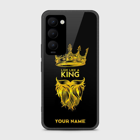 Tecno Camon 18 Premier Cover- Gold Series - HQ Ultra Shine Premium Infinity Glass Soft Silicon Borders Case