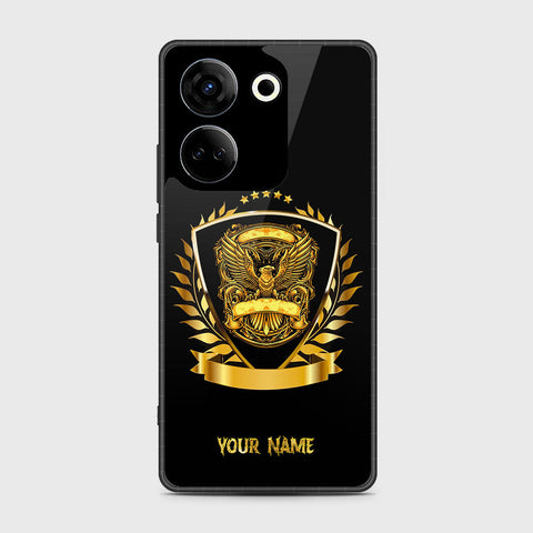 Tecno Camon 20 Pro  Cover- Gold Series - HQ Premium Shine Durable Shatterproof Case