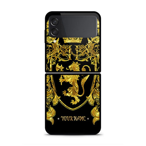 Samsung Galaxy Z Flip 3 5G Cover - Gold Series - HQ Premium Shine Durable Shatterproof Case - Soft Silicon Borders