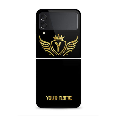 Samsung Galaxy Z Flip 3 5G Cover - Gold Series - HQ Premium Shine Durable Shatterproof Case - Soft Silicon Borders