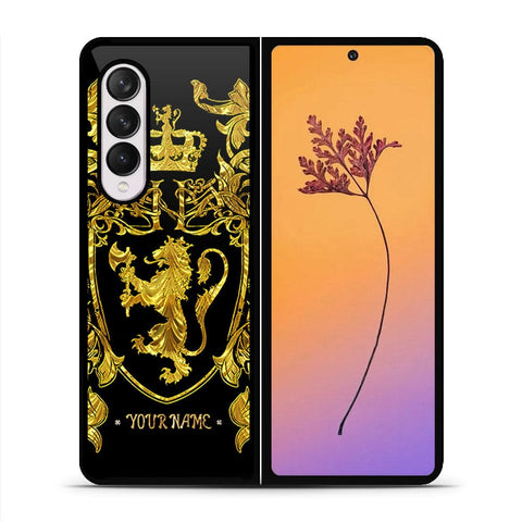 Samsung Galaxy Z Fold 4 5G Cover - Gold Series - HQ Premium Shine Durable Shatterproof Case - Soft Silicon Borders