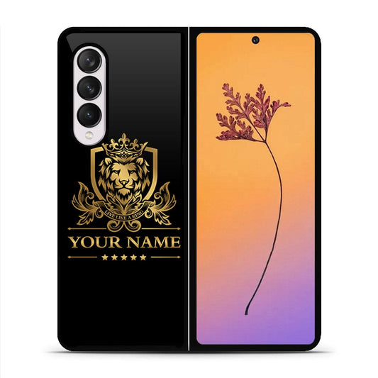 Samsung Galaxy Z Fold 4 5G Cover - Gold Series - HQ Premium Shine Durable Shatterproof Case - Soft Silicon Borders
