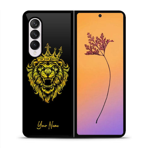 Samsung Galaxy Z Fold 4 5G Cover - Gold Series - HQ Premium Shine Durable Shatterproof Case - Soft Silicon Borders