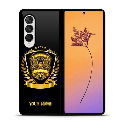 Samsung Galaxy Z Fold 4 5G Cover - Gold Series - HQ Premium Shine Durable Shatterproof Case - Soft Silicon Borders