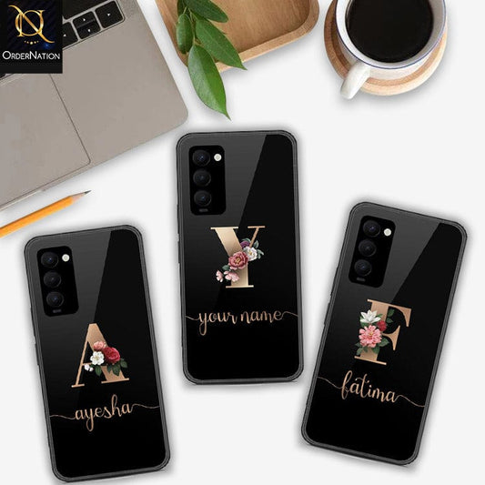 Tecno Camon 18T Cover- Personalized Alphabet Series - HQ Premium Shine Durable Shatterproof Case - Soft Silicon Borders