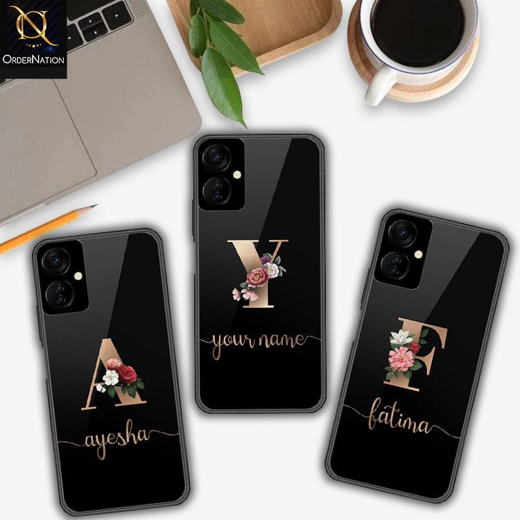 Tecno Camon 19 Neo Cover- Personalized Alphabet Series - HQ Premium Shine Durable Shatterproof Case