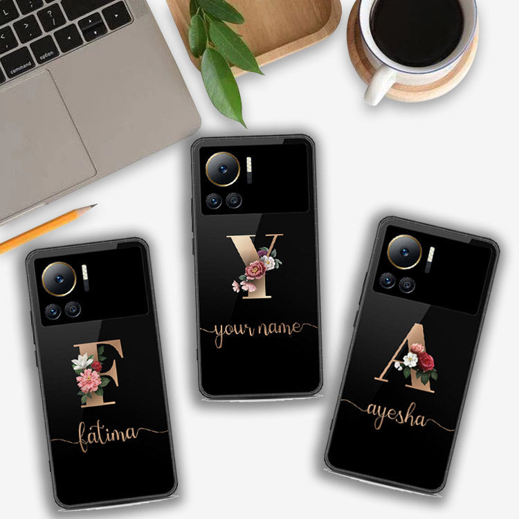 Infinix Note 12 VIP  Cover- Personalized Alphabet Series - HQ Premium Shine Durable Shatterproof Case