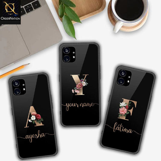 Nothing Phone 1 Cover- Personalized Alphabet Series - HQ Premium Shine Durable Shatterproof Case - Soft Silicon Borders