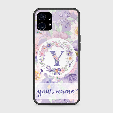 Nothing Phone 1 Cover- Personalized Alphabet Series - HQ Premium Shine Durable Shatterproof Case - Soft Silicon Borders