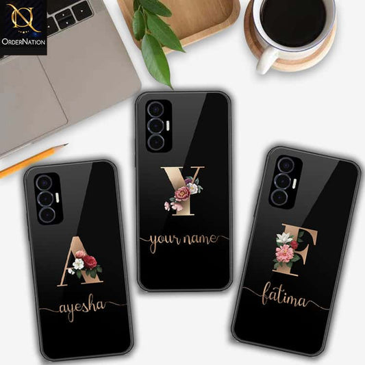 Tecno Pova 3 Cover- Personalized Alphabet Series - HQ Premium Shine Durable Shatterproof Case