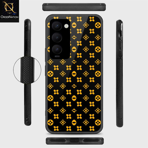 Tecno Camon 18 Premier Cover- Black Marble Series - HQ Ultra Shine Premium Infinity Glass Soft Silicon Borders Case