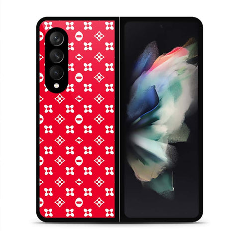 Samsung Galaxy Z Fold 3 5G Cover- Classy Pattern Series - HQ Premium Shine Durable Shatterproof Case