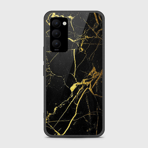 Tecno Camon 18P Cover- Black Marble Series - HQ Premium Shine Durable Shatterproof Case - Soft Silicon Borders