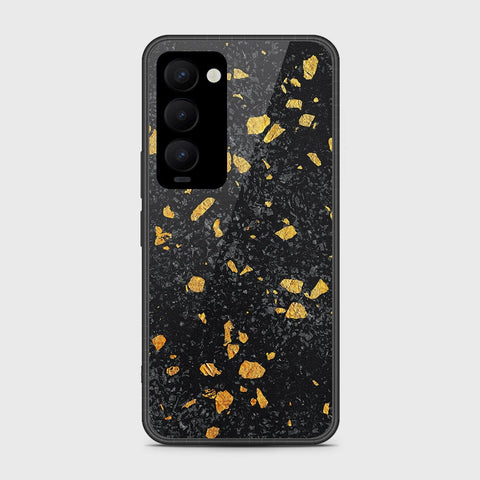 Tecno Camon 18 Premier Cover- Black Marble Series - HQ Ultra Shine Premium Infinity Glass Soft Silicon Borders Case