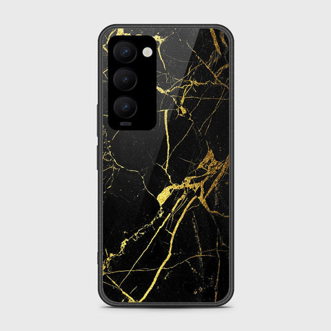 Tecno Camon 18 Premier Cover- Black Marble Series - HQ Ultra Shine Premium Infinity Glass Soft Silicon Borders Case