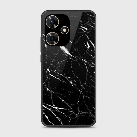 Infinix Hot 30i Cover - Black Marble Series - HQ Premium Shine Durable Shatterproof Case