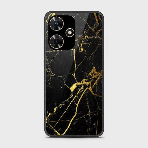 Infinix Hot 30i Cover - Black Marble Series - HQ Premium Shine Durable Shatterproof Case