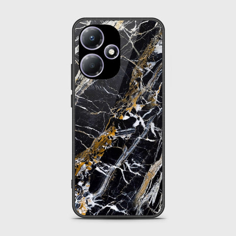 Infinix Hot 30 Play  Cover- Black Marble Series - HQ Premium Shine Durable Shatterproof Case